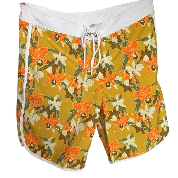 Acacia Swimwear Evan Mock Sorry In advance waimea print surf shorts